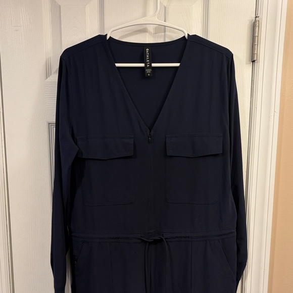 Athleta Deep Blue Women's Jumpsuit - Picture 6 of 7